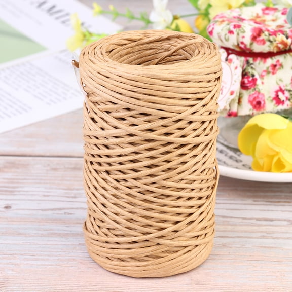 GETAJGHSD Khaki Iron Wire Binding Rope 1 Roll Corsage Wire for Crafting and Projects