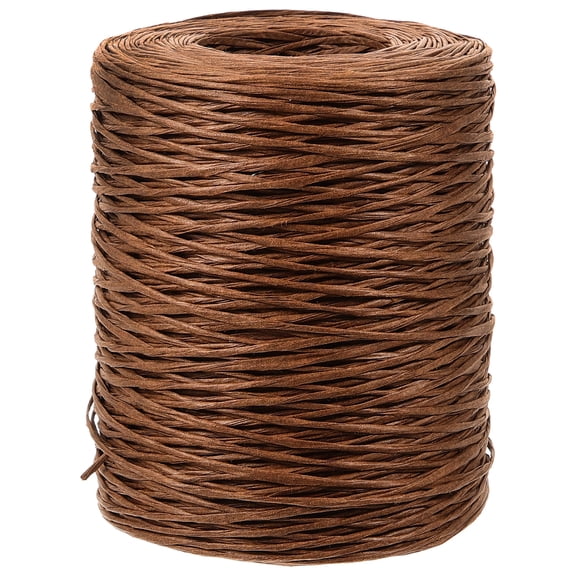 FUEENIRVA Floral Wire Roll with Coffee Iron Paper for Christmas Wreath Crafting and Home Decoration Supplies