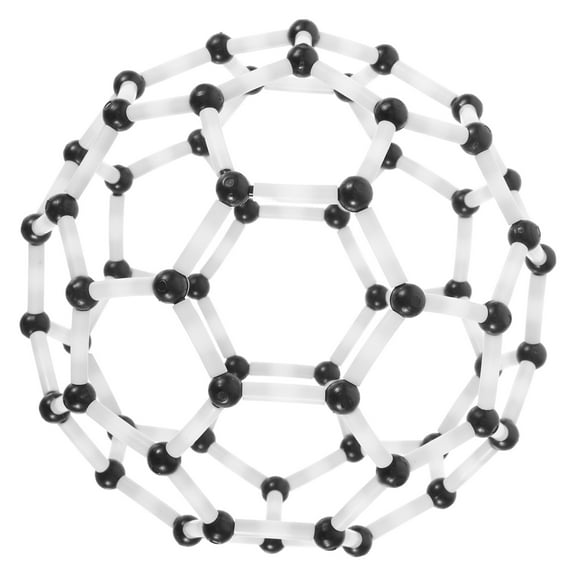 WORGEOUS 1 Set C60 Molecular Structure Model for Science Education Chemistry Teaching Tool DIY Plastic C60 Model Components for Students,