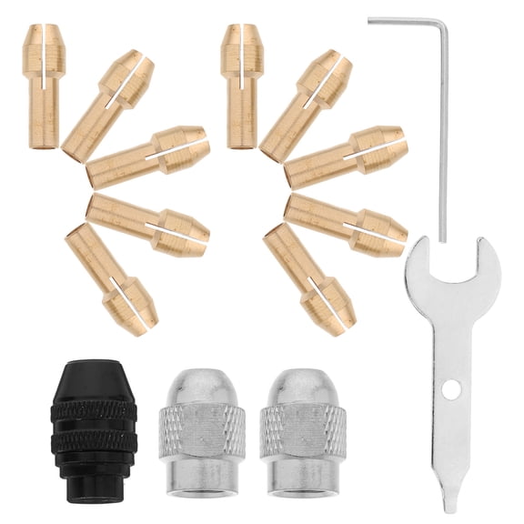 WORGEOUS 1 Set Drill Collets Die Grinder Chuck Electric Grinder Drill Collets Twist Drill Chuck Electric Drill Bit Collets Power Drill Supplies