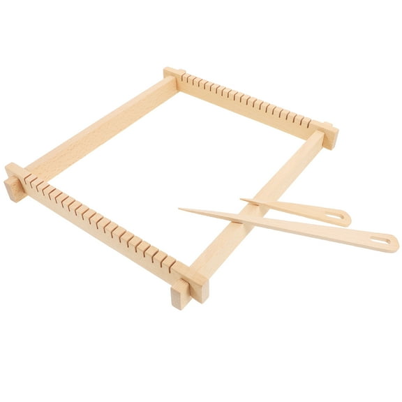 WORGEOUS 1 Set Of Handmade Knitting Toy Cognitive Knitting Frame Funny Weaving Toy Wooden Weaving Frame Diy Weaving Machine Weaving For Adults