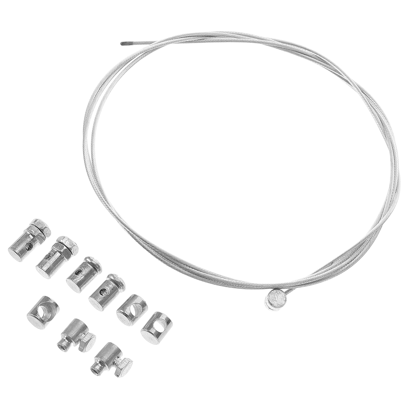WORGEOUS 1 Set Universal Motorcycle Repair Kit Clutch Cable Repair Kit Stainless Steel Brake Cable with Accessory Kit for Replacement Parts