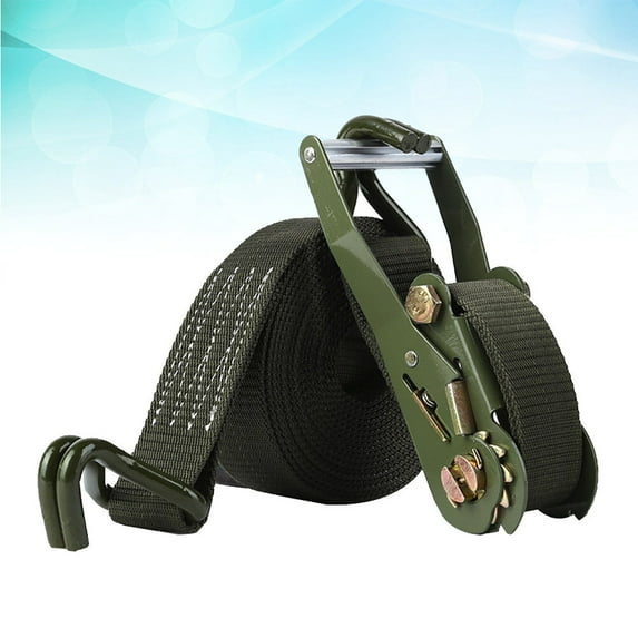WORGEOUS 1 Set of 6M Length Bundling Belt Tie Down Straps Cargo Motorcycle Ratchet Straps