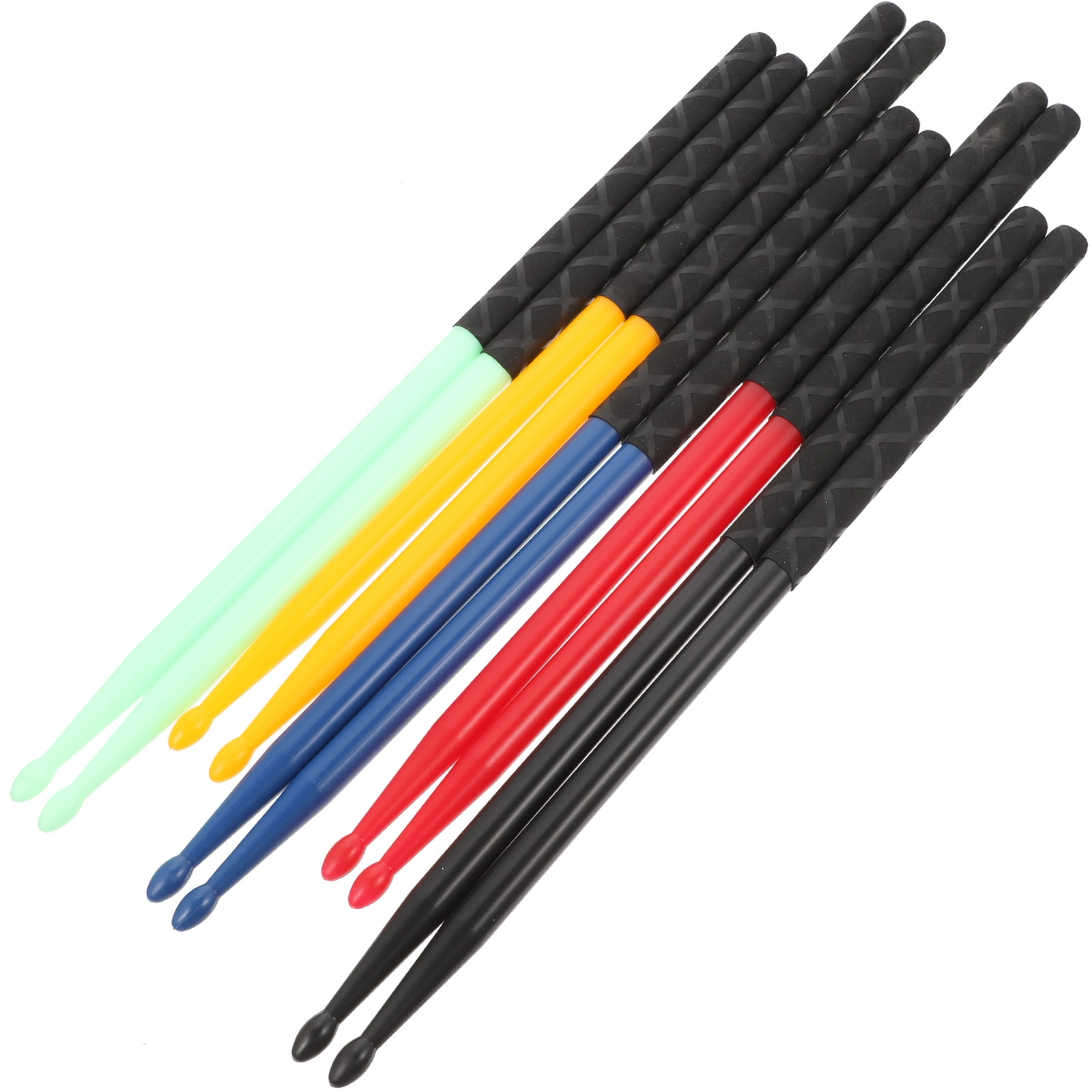 WORGEOUS 10 Pairs  Drumsticks Non-Slip Drum Sticks Standard 5A Drum Sticks for Kids Students Adults