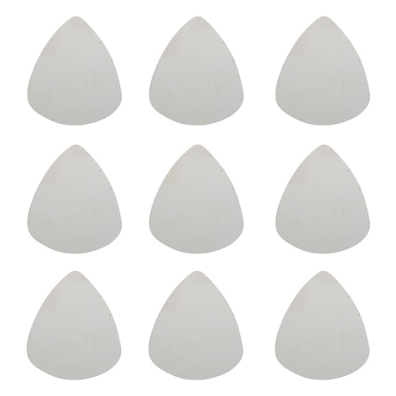 WORGEOUS 10 Pcs Bass Plectrum Tuner Guitar Maintenance Kit Fret Rocker Silver