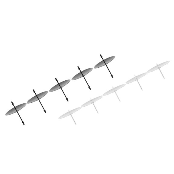 WORGEOUS 10pcs Candle Fixing Tools Wreath Metal Candle Fixators for Festival Party Use