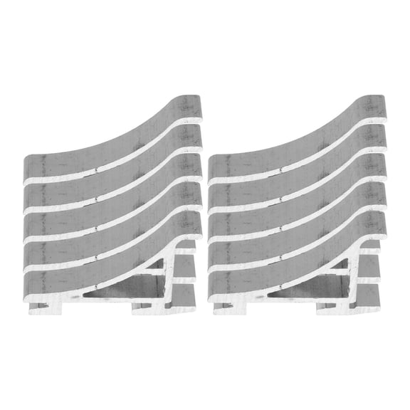 WORGEOUS 10 Pcs Cooler Shelf Support Hooks Refrigerator Compartment Rack