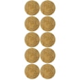 thumbnail image 1 of WORGEOUS 10 Pcs  Drink Coasters Reusable Cup Mats Round Coasters Natural Loofah Coasters Nonskid Cup Cushions, 1 of 8