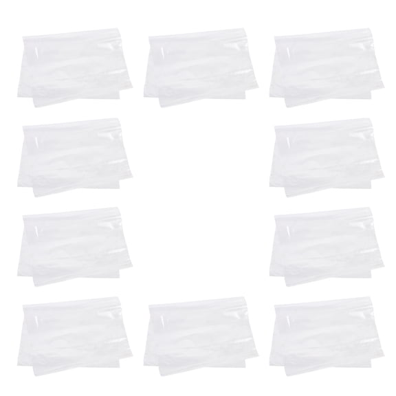 WORGEOUS 10 Pcs Hanging File Organizer Moisture-proof Bag Travel 45X35X0.1CM White