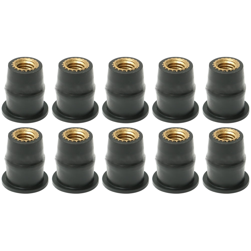 WORGEOUS 10 Pcs Motorcycle Windscreen Fastener Windshield Nut Accessories Manufacturing