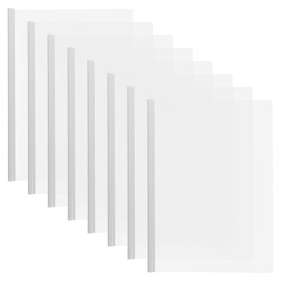 Plastic File Organizers with Sliding Rods for Book Use Transparent Report Covers Business