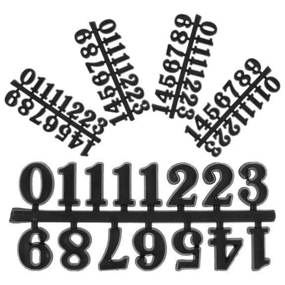 WORGEOUS 10 Sets Clock Numbers DIY Clock Number Decoration Clock Number