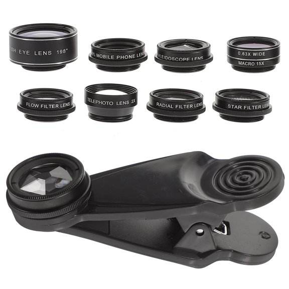 WORGEOUS  10 in Phone Lens Set Circular Polarizer Mobile Camera Kit