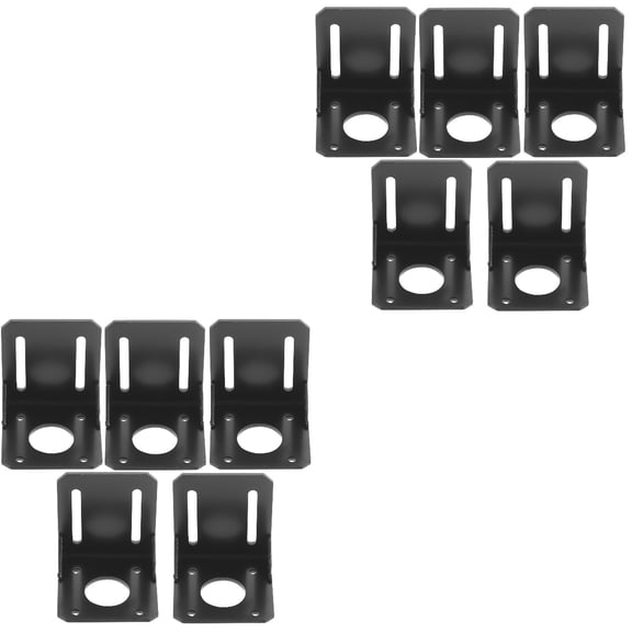 WORGEOUS 10 pcs 42mm Stepper Motor Alloy Steel Mounting Bracket with 5pcs Screws for 17