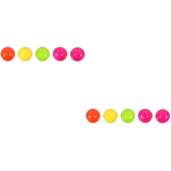 WORGEOUS 10 pcs Gift Ball Rubber Practice Ball Training Sports Balls Novelty Gift