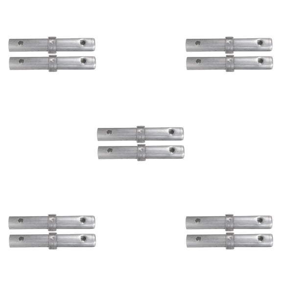 FUTUREORYY Steel Scaffolding Pins, Heavy Duty, Plated Silver, for Scaffolding, Galvanized Surface, Durable, 10Pcs