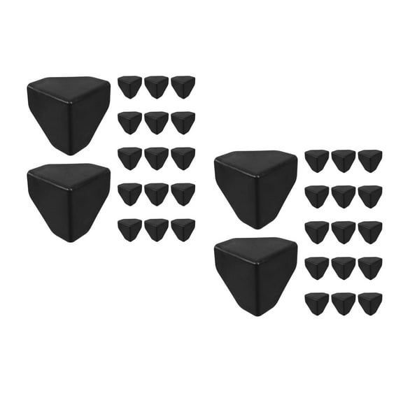 WORGEOUS 100 PCS Plastic Corner Protectors for Carton Packing Small Plastic Corner Protectors for Shipping Packaging Corner Edge Protectors