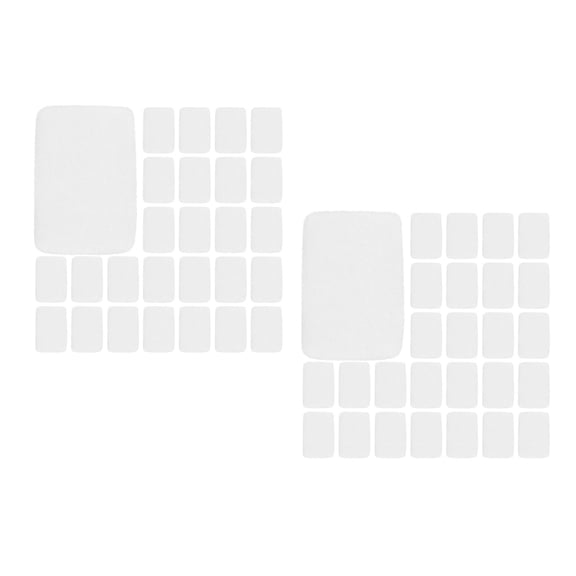 FUTUREORYY Raindrops 100 Pcs Essential Oil Perfume Refill Pads for Car Air Vent Clip Aroma Replacement