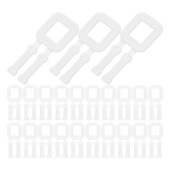 WORGEOUS  100 Pcs Handles Replacement Mailing Envelopes Moving Transparent