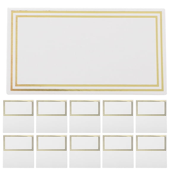 CIMAXIC Party Place Card Table Seat Card 100Pcs White Name Display