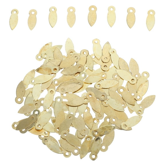 WORGEOUS  100 Pcs Photo Frame Accessories Clip Filled Gypsum Board Heavy Pictures Parts Watch Golden