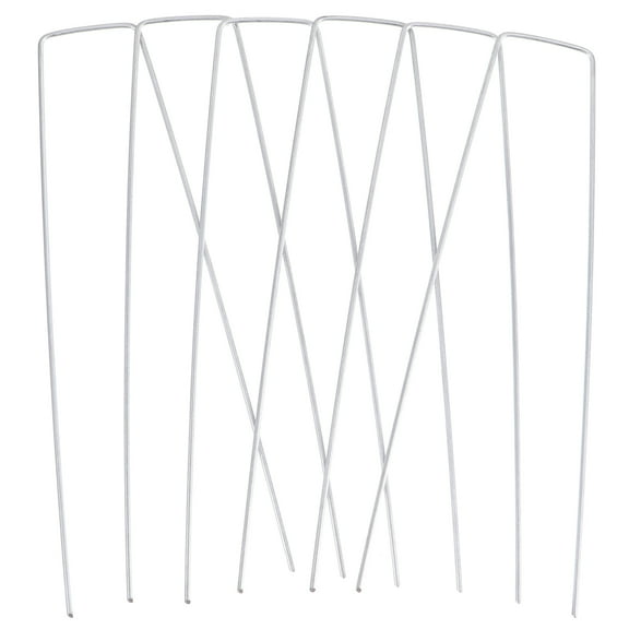 WORGEOUS 100 Pcs Stop Pot Turf Stake Gardening Lawn Fixer Lawn Pegs 20x3.5 Cm