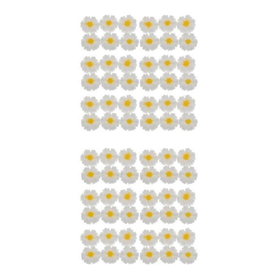 WORGEOUS 100 pcs DIY Daisy Charms Flatback Charms for Crafts Flatback Resin Flowers Tiny Daisy Charms Mini Daisy Flowers Embellishments for Crafts Tiny Daisy Ornaments