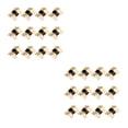 thumbnail image 1 of WORGEOUS 100 pcs Jewelry Box Spring Hinges Wooden Crafts Supplies Practical Mini Hinges, 1 of 8