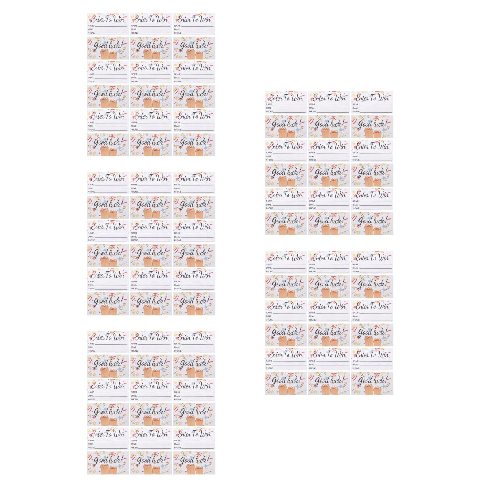WORGEOUS 1000 pcs Raffle Tickets With Space Entry Form Cards Contests ...