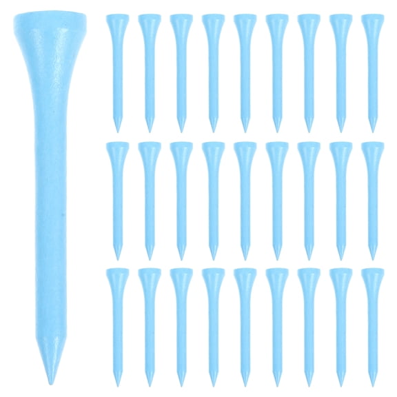 WORGEOUS 100PCS/Set 54MM Tees Wood Protective Tees Wood Tees for Outdoor Use (Blue)