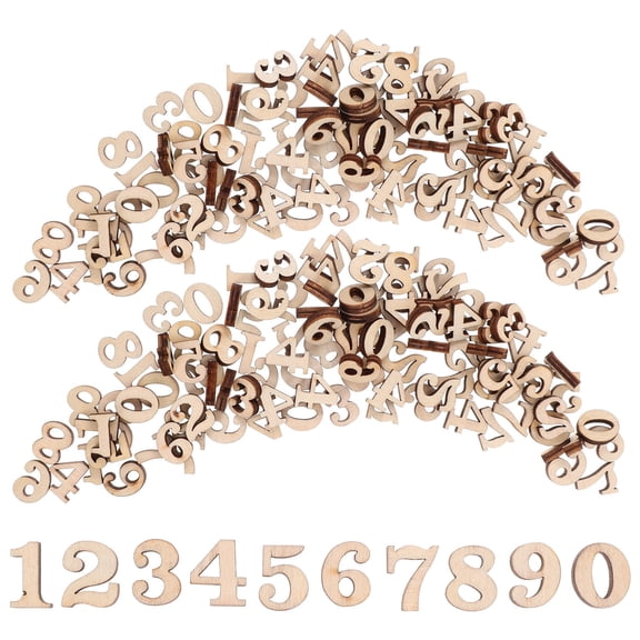 WORGEOUS 100Pcs Blank Wood Pieces For Craft Making By Parents