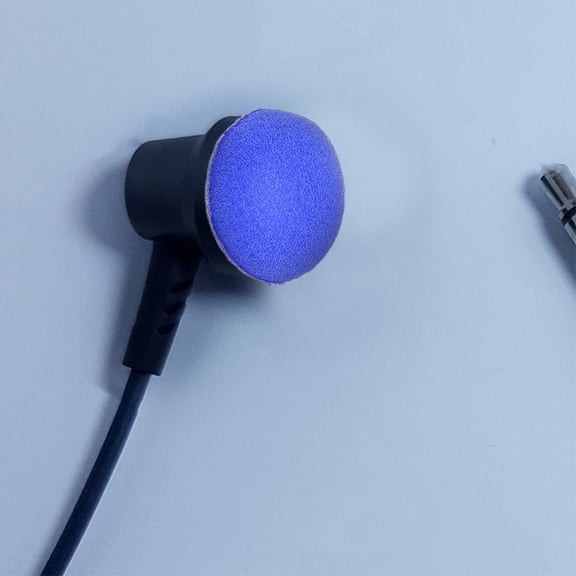 WORGEOUS 100pcs Ear Bud Replacement Pieces Earbuds Ear Tips Replacement Ear Bud Covers Soft Earphones Earbuds Black Ear Bud Tips Replacement Blue