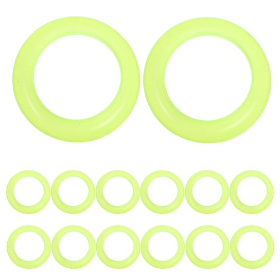 WORGEOUS 100pcs Fire Extinguisher Rings Luminous For Night Visibility Replacement Parts For Fire Extinguisher Accessories Glow In The Dark Extinguisher Rings For Safety Emergency