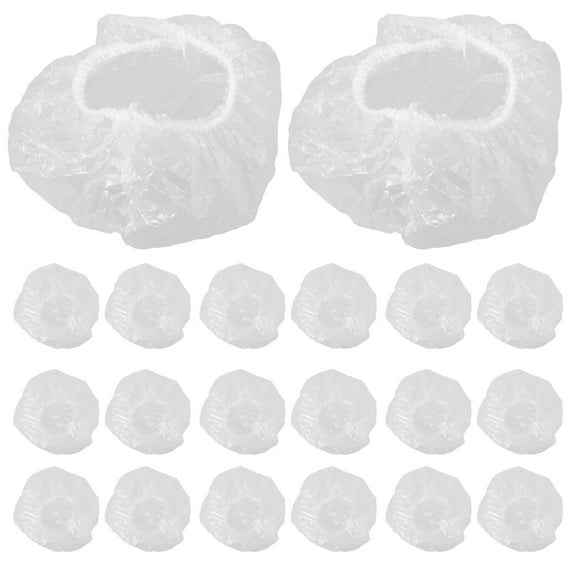 WORGEOUS 100pcs Moped Scooter Seat Covers Plastic Moped Seat Protective Covers Rain Covers