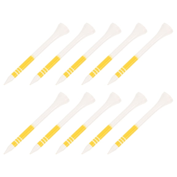 Mobutofu 10Pcs Replaceable Wooden Golfs Spikes for Accurate Distance and Consistent Depth