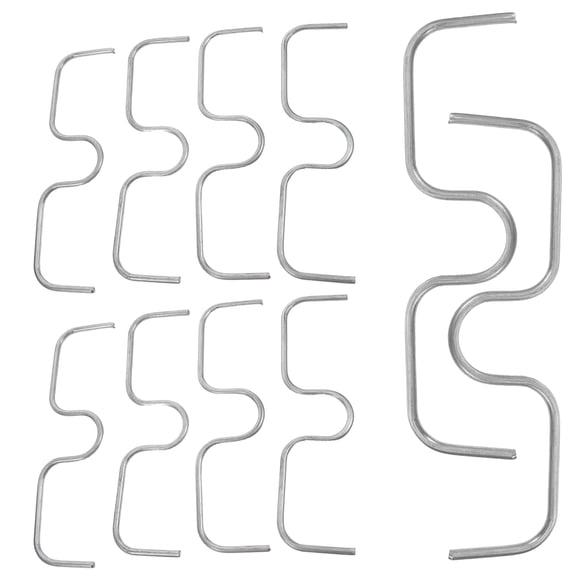 Worgeous 10 Pcs Machine Bender Fruit Tree Puller 19.30X5.00X0.50CM Silver