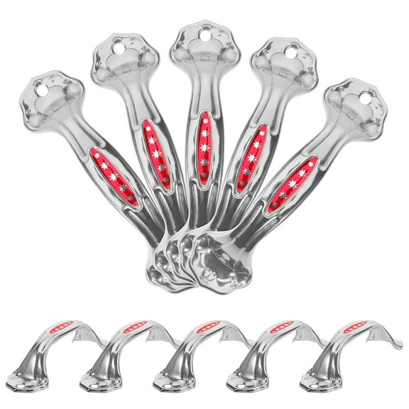 WORGEOUS 10pcs Garage Cabinet Knobs Door Handle Screw On Drawer Pull Handle Replacement Drawer Pull