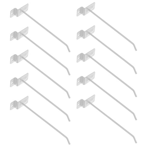 WORGEOUS 10pcs Pegboard Hook 15cm Replacement Utility Hook Supermarket Display Hook Goods Shelf Hook
