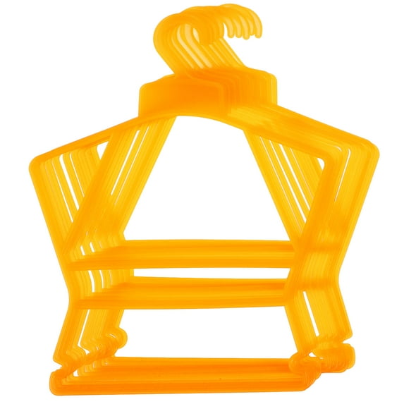 WORGEOUS 10pcs Small Clothes Hangers Baby Closet Hangers Children Clothes Hangers Kids Clothes Hangers Multifunctional Hangers Closet Clothes Hangers