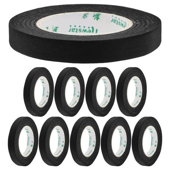 WORGEOUS 10rolls Craft Washi Tape Set Black Painters Adhesive Tape Mirror Tape Border Masking Tape For Assisting And Decorating Painting