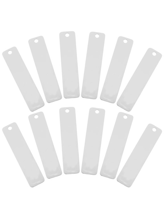 12 Pieces Metal Stamping Blanks for Pendant Making and Keychain Crafting Charms