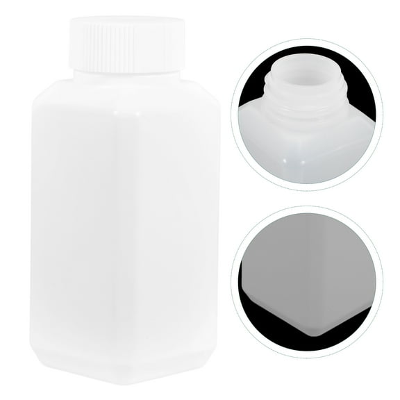 FUEENIRVA 12pcs Plastic Sample Storage Bottles Transparent HDPE