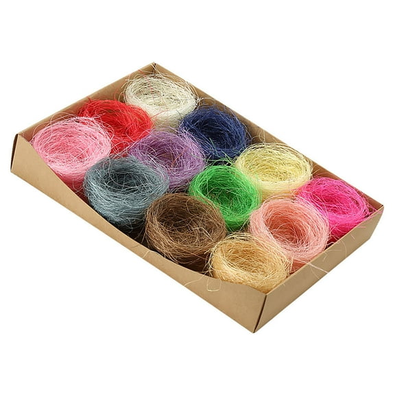 WORGEOUS 12 Pcs Easter Chicken Coop Nesting Boxes Bird Decor for Kids Spring Holiday