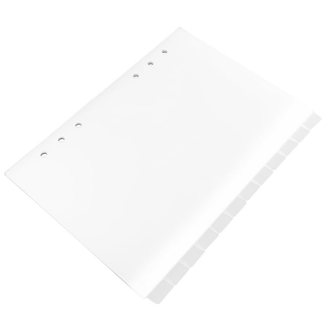 WORGEOUS 12 Pcs Extra Wide Binder Dividers Paper Split Page Report ...