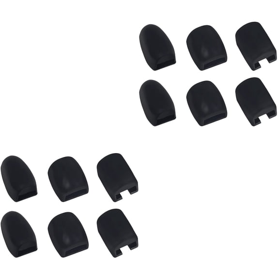 WORGEOUS 12 Pcs Sax Side Key Covers Risers Saxophone Silicone Protective Side Key Covers