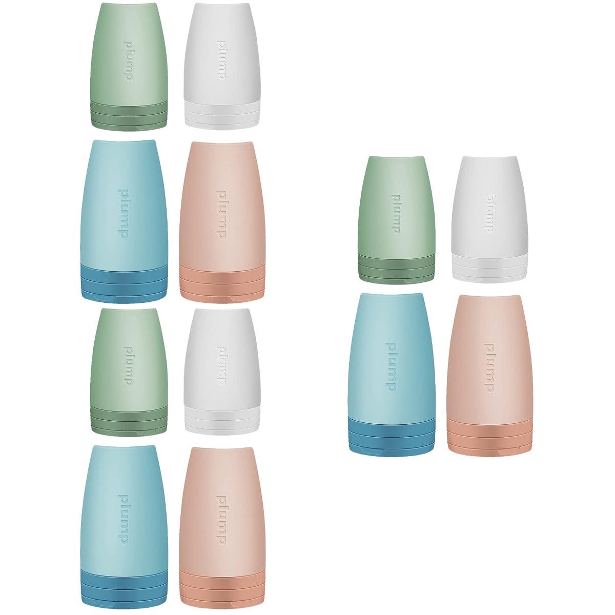 GETAJGHSD Refillable Travel Lotion Bottles Assorted Colors Easy to Use 12Pcs