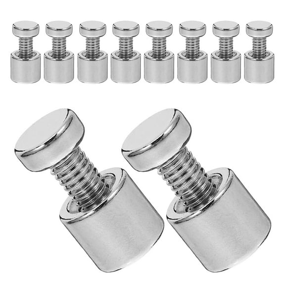 WORGEOUS 12 Sets Para Picture Frame Screw Accessories 1.50X0.80X0.80CM Silver
