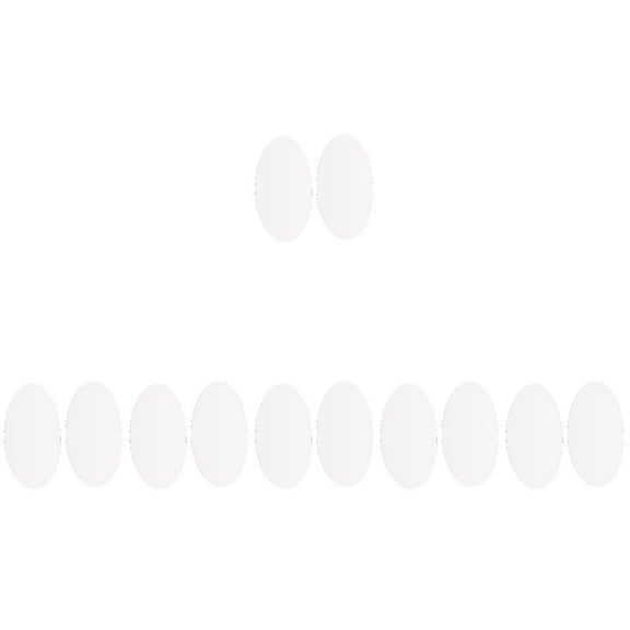 WORGEOUS 12 pcs  Mirror Wall Stickers Adhesive Mirror Decals DIY Home Wall Decorations