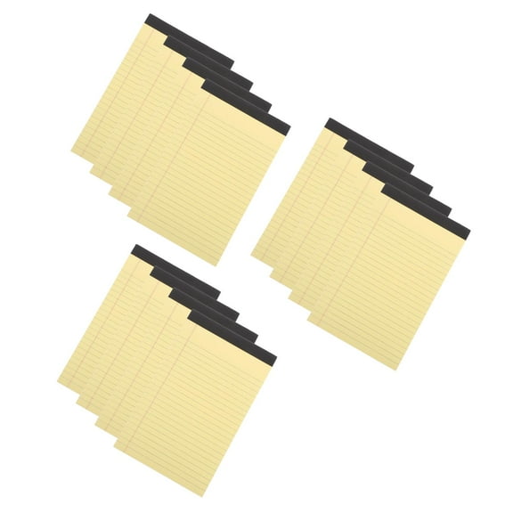 WORGEOUS 12 pcs Tearable Notepad Horizontal Line Memo Notepad Household Planner Teacher Lesson Planner Undated Daily Planner Small Notepad (A5)