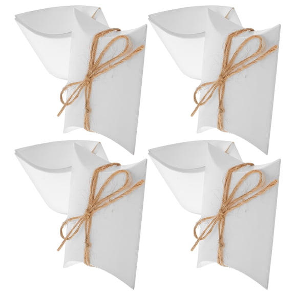 HINTRMENT Container White Kraft Paper - Party Favors, Durable and Practical, 120Pcs
